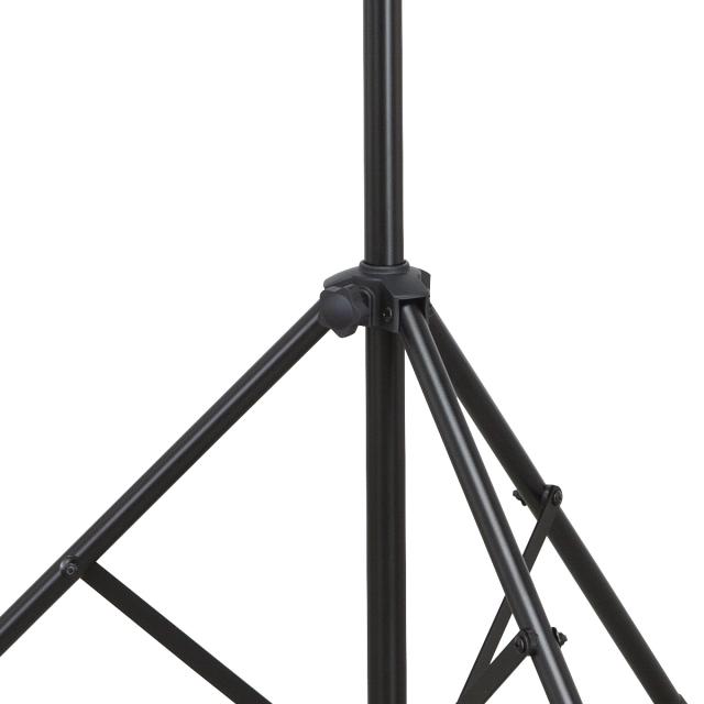 Stand luci con T-bar in acciao