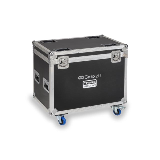 Set 4 teste mobili wash 7x40w con Flight Case