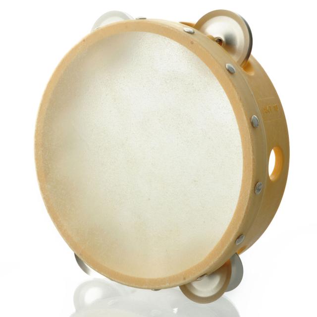 Tamburello in pelle naturale - misura Small