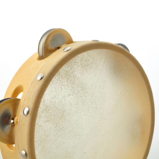Tamburello in pelle naturale - misura Small