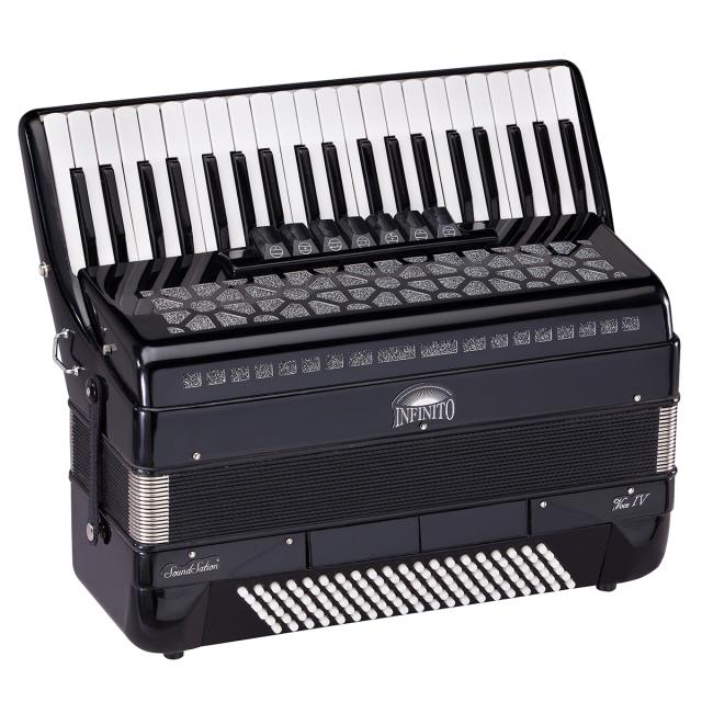 Fisarmonica 120 bassi 3/5 nera