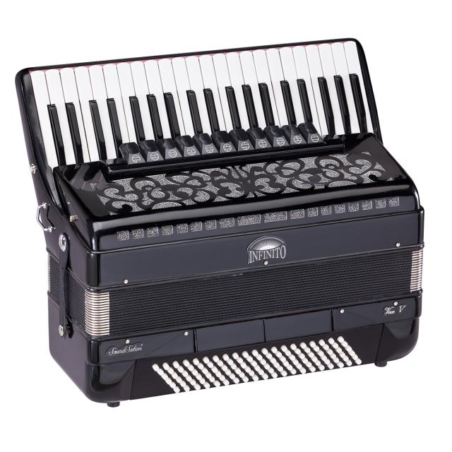 Fisarmonica 120 bassi 4/5 nera