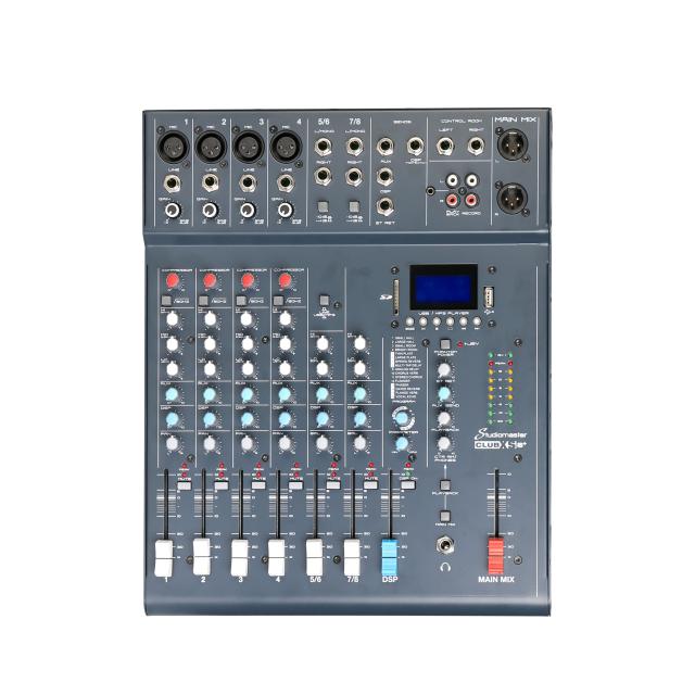 Mixer Professionale a 8 Canali con Effetti e Lettore