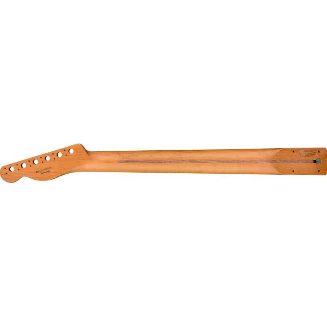 Roasted Maple Telecaster Neck, 21 Narrow Tall Frets, 9.5", Maple, C Shape