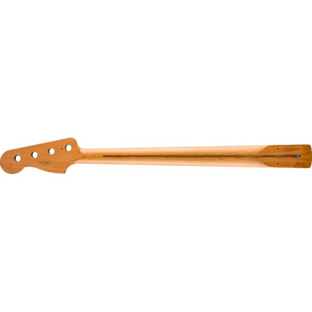 Manico per basso di precisione in Roasted Maple, 20 tasti jumbo medi, 9,5 ", acero, forma a C.