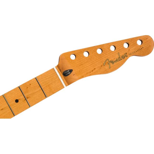 Roasted Maple Telecaster Neck, 21 Narrow Tall Frets, 9.5", Maple, C Shape