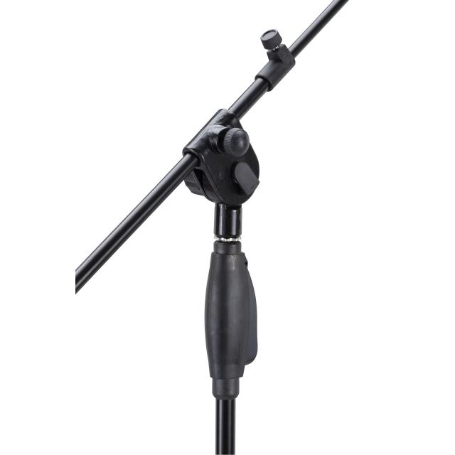Asta microfonica a giraffa con sistema ONE HAND e base tripode