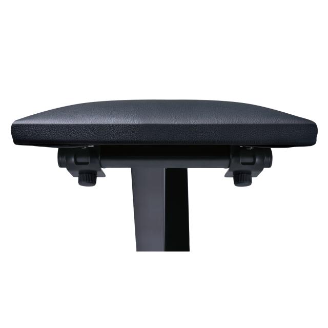 Adjustable metal piano bench