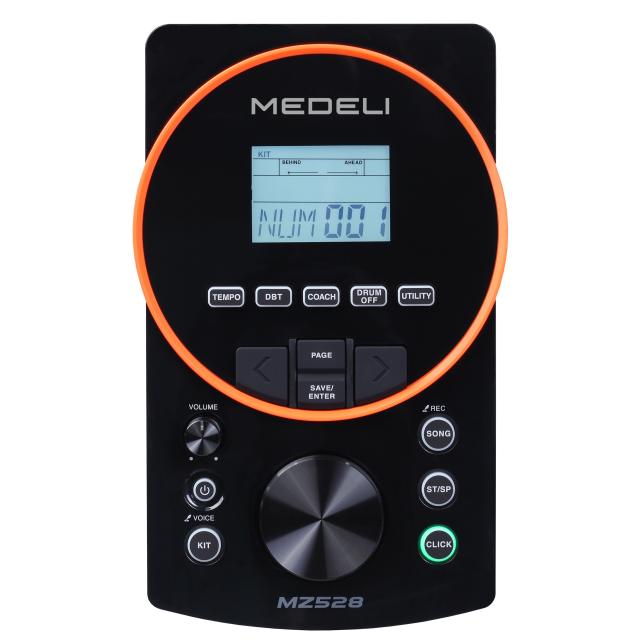 Compact and elegant Digital Drum with a MESH 10" Snare drum and three 8" MESH Tom