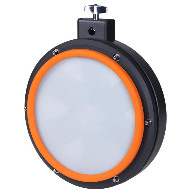 Compact and elegant Digital Drum with a MESH 10" Snare drum and three 8" MESH Tom