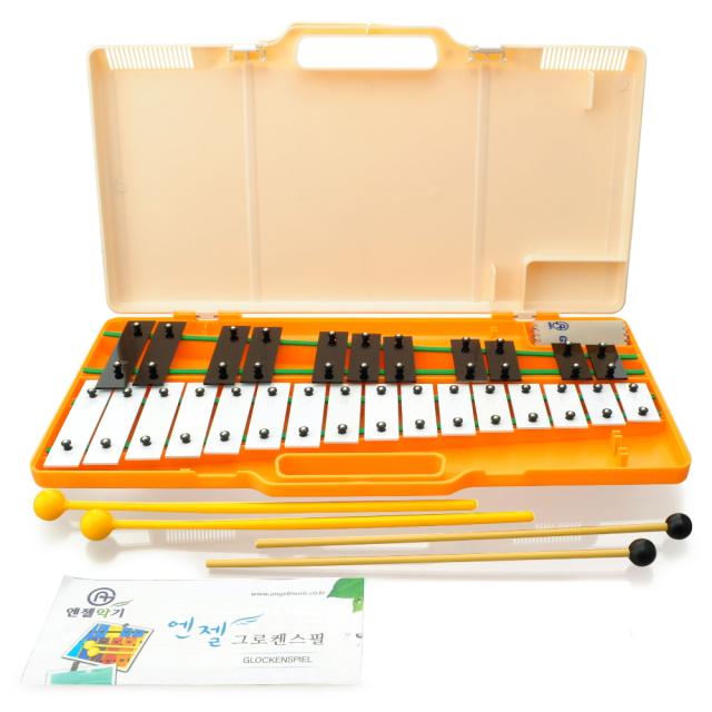 Premium cromatic Glockenspiel, 27 notes with wide sound plates
