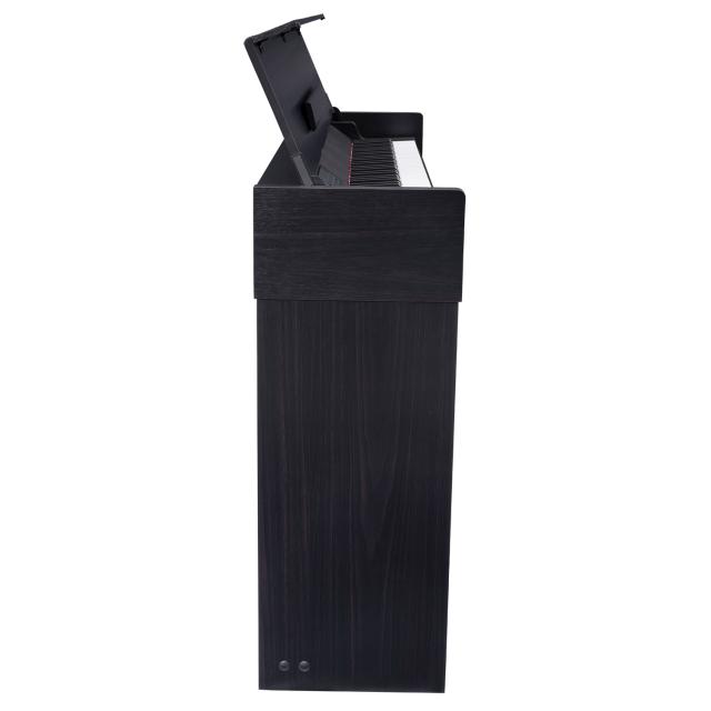 Compact digital piano with black finish