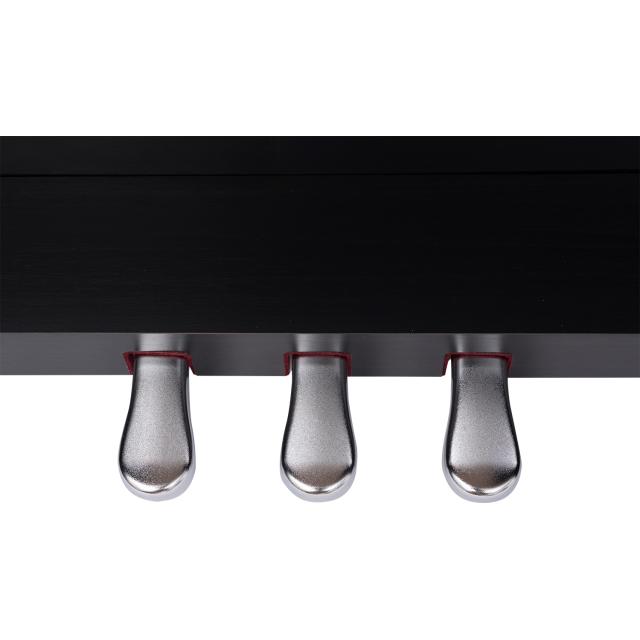 Compact digital piano with black finish