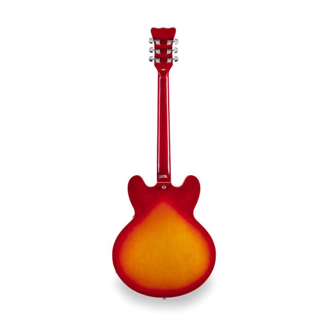 Double cutaway semi-acoustic guitar w/Humbuckers