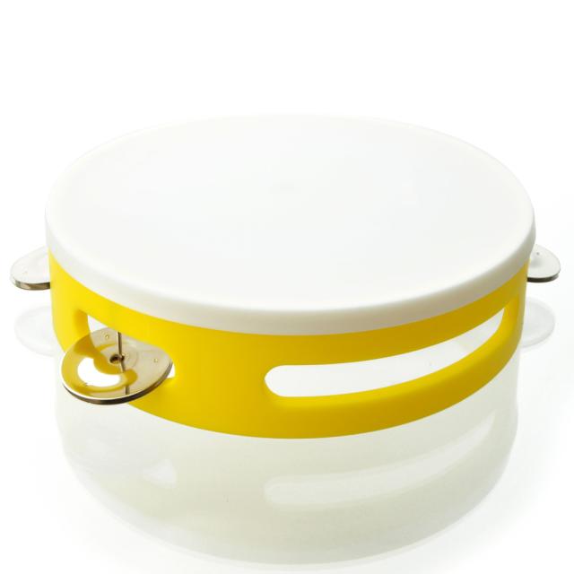 Tamburello con sonagli in PVC con pelle sintetica, Medium size