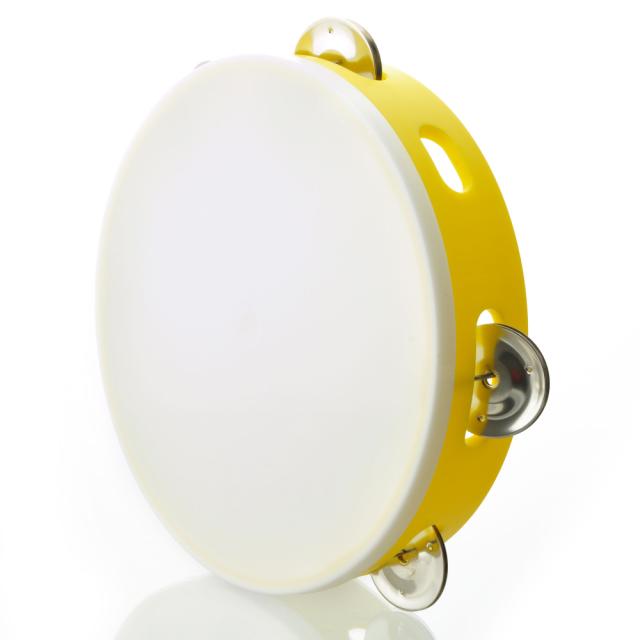 Tamburello con sonagli in PVC con pelle sintetica, Medium size