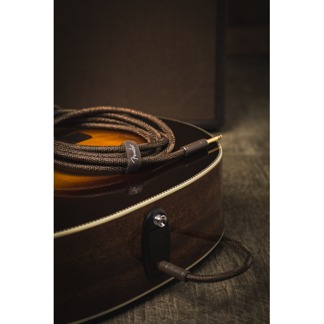 Paramount 10' Acoustic Instrument Cable, Brown