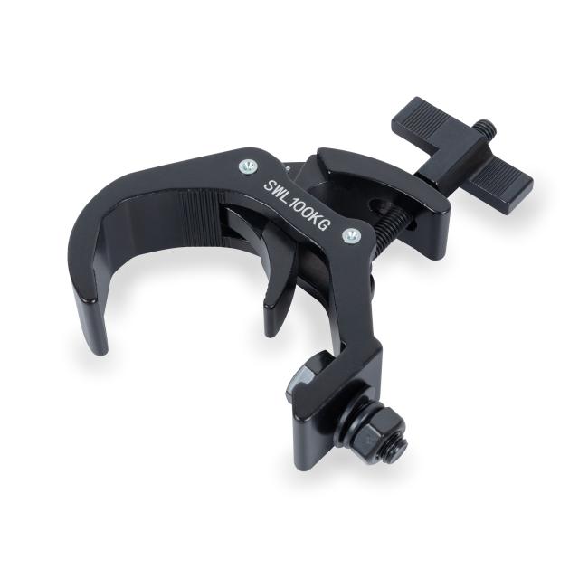 BLACK ALUMINIUM QUICK RELEASE CLAMP 38 - 60 MM 100 KG