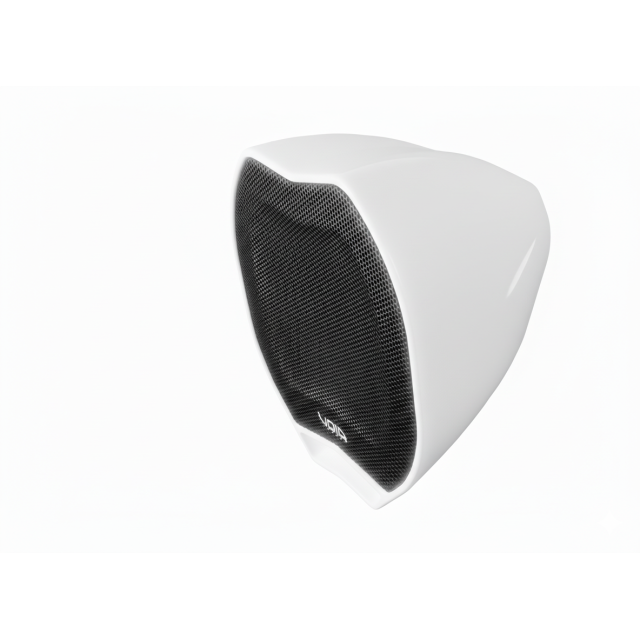 12” Two-way Passive Speaker with Coaxial Waveguide and Fiberglass Cabinet (White)