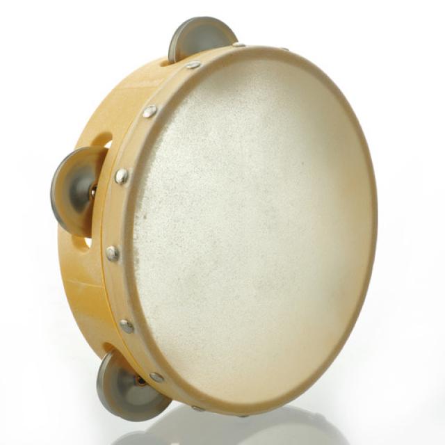 Tambourine Natural Leather medium