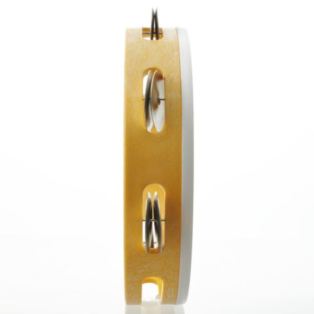 Tamburine with jingles in PVC and synthetic head - LARGE size