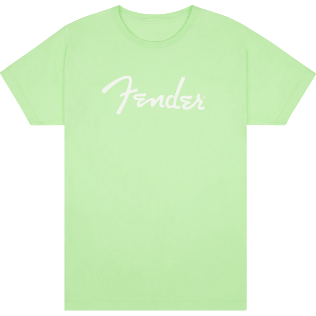 Maglietta Fender® Spaghetti Logo, Verde Surf, XXL