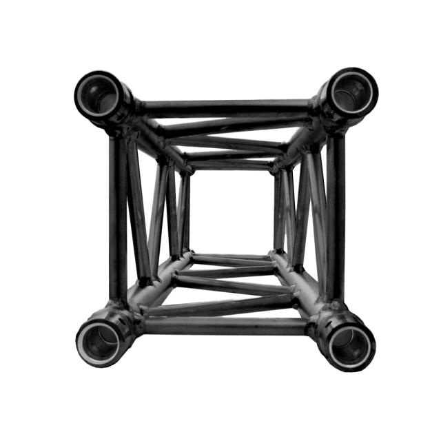 TRALICCIO QUADRATO  DA 29 CM DA 2M  DI SERIE P. NERO