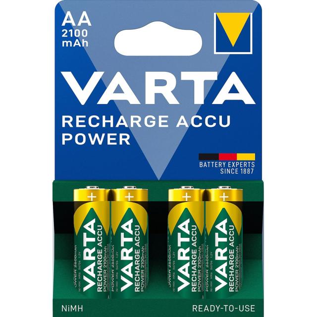 Batteria ricaricabile AA stilo 2100 mAh BLISTER 4 PZ