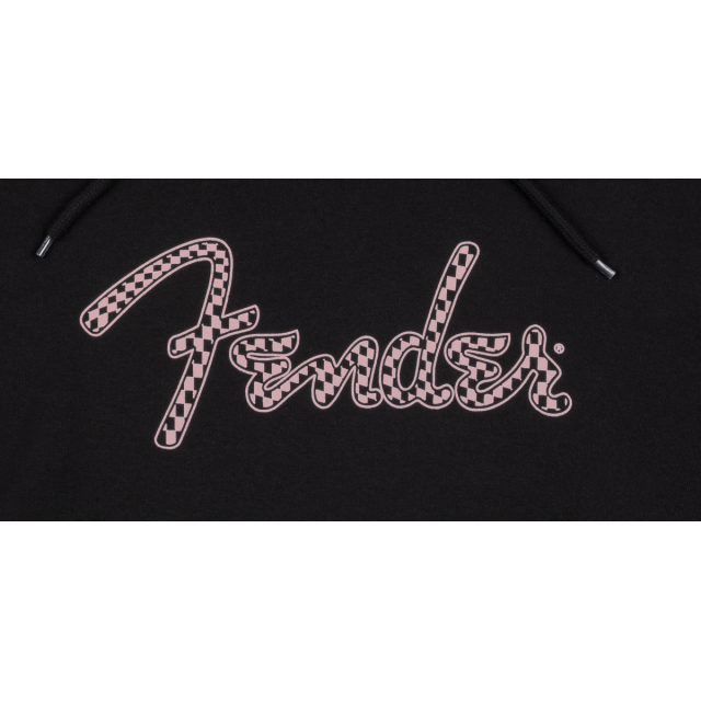 Felpa Fender® Spaghetti Logo Wavy Checker, Pink Checker, M 9192413406