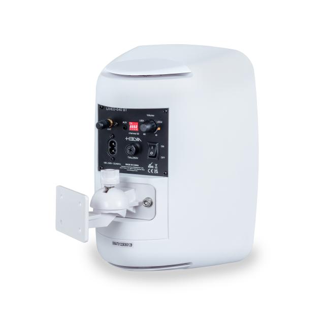 Coppia di diffusori attivi da parete a 2 vie da 6,5” con controllo BT, Bianco