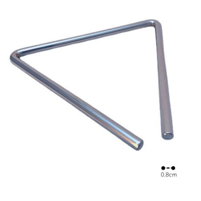 Triangolo in metallo con battente