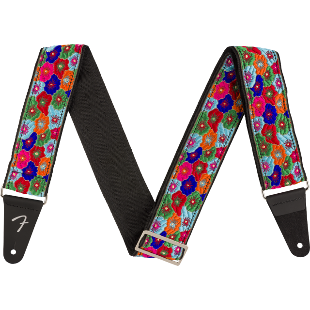 Wild Bloom Strap, Blue, 2"