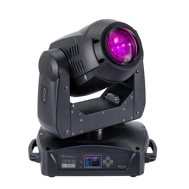 Set 2 Testa Mobile BEAM a LED da 180W con flight case