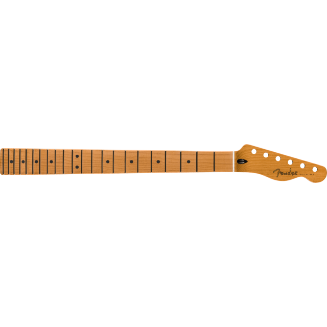 Manico per Telecaster®, 22 Tasti Jumbo, 12" Radius, Profilo Flat Oval, Acero Satin Roasted