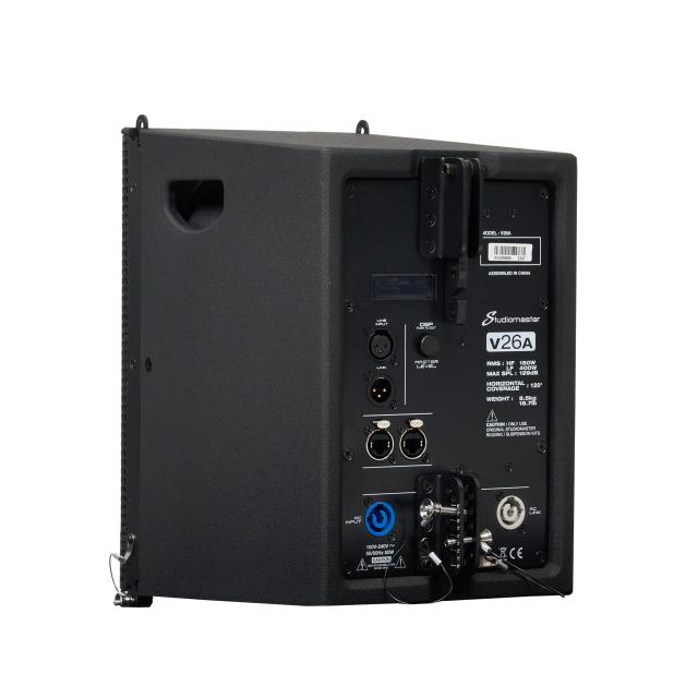 Compact Coaxial Active Array with 2x 6.5” MF and 8x 1” HF Drivers