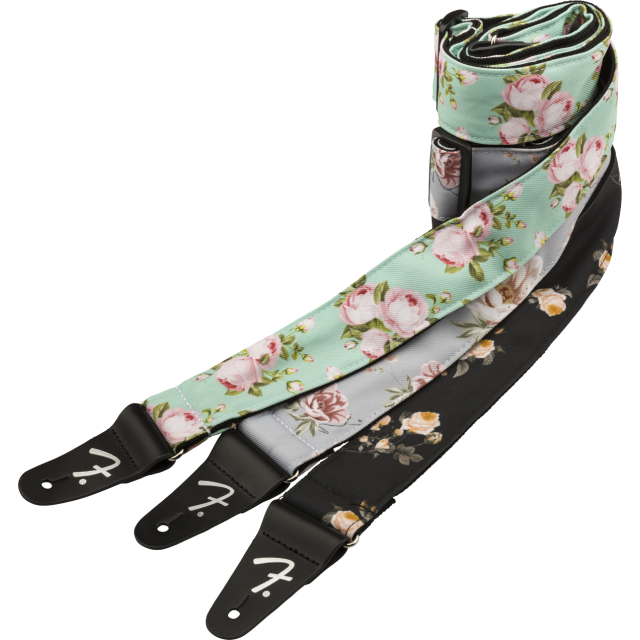 Tracolla Floral series - Black