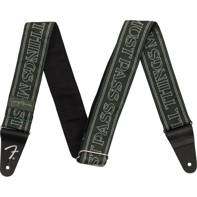 George Harrison All Things Must Pass Logo Strap Green