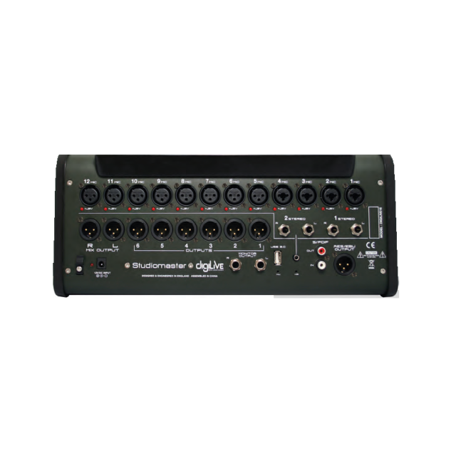 Console di Missaggio Digitale a 16 Canali e 8 Bus con fader motorizzati