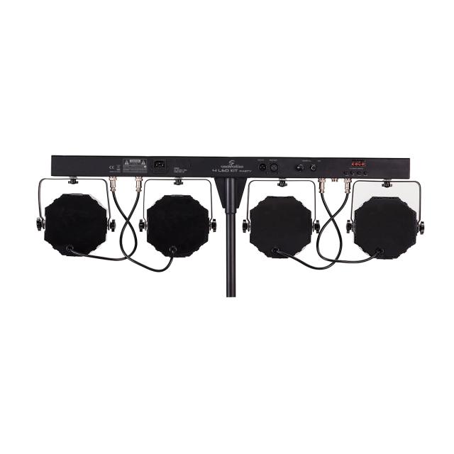 Kit Luci Completo con 4 PAR a LED