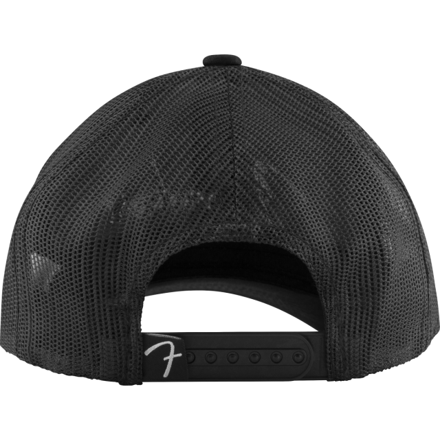 Cappellino Fender 6 Panel Mesh porta plettro, Black