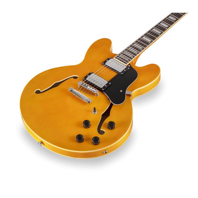 Chitarra semiacustica double cutaway con Humbucker