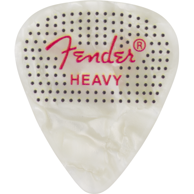Plettri Fender 351 Dotted Celluloid Picks, 12-Pack, Heavy 1980200500