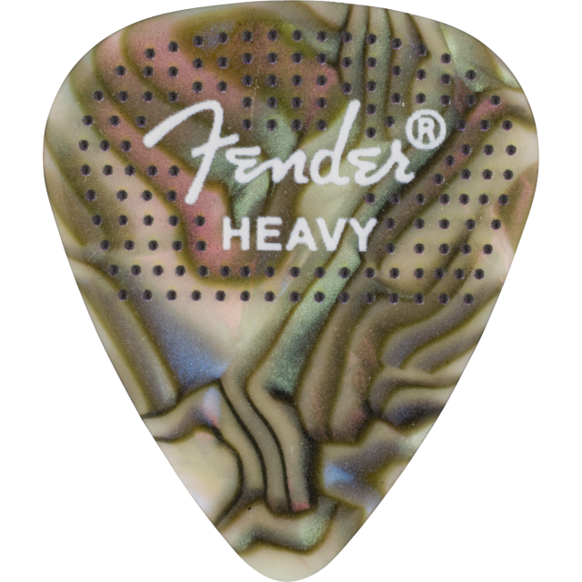 Plettri Fender 351 Dotted Celluloid Picks, 12-Pack, Heavy 1980200500