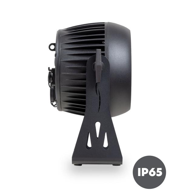 Set 8 fari IP65 a batteria 6x20W in flight case con ricarica integrata