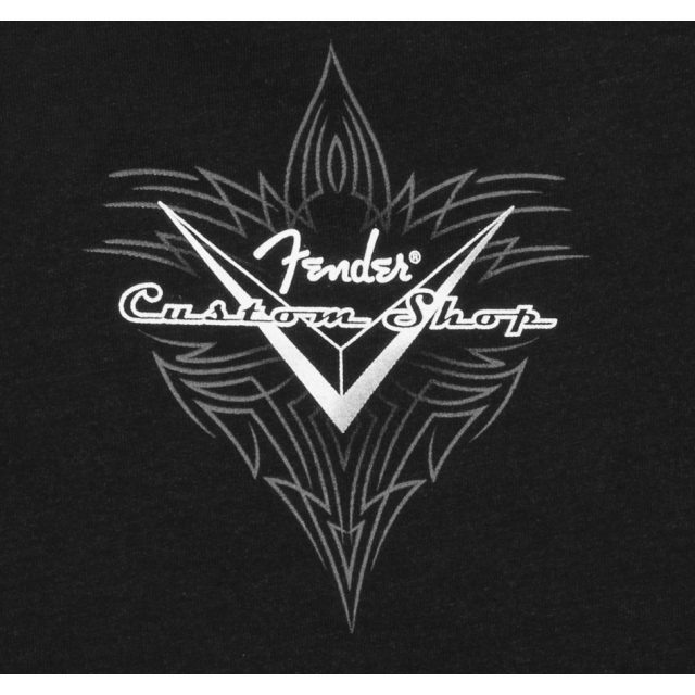 Fender® Custom Shop Pinstripe T-Shirt, Black, S