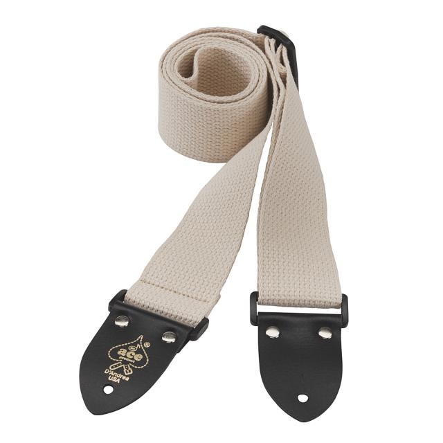 D'Andrea guitar strap ACE Cotton Web series (Natural)