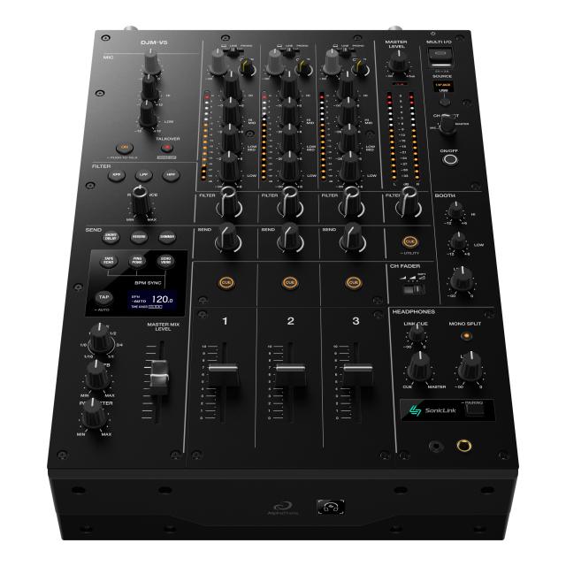 Compact 3-channel DJ mixer