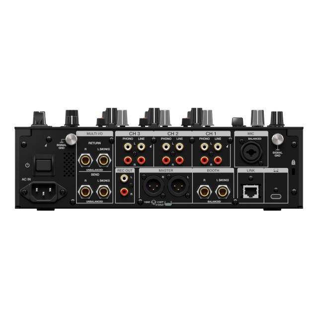 Compact 3-channel DJ mixer
