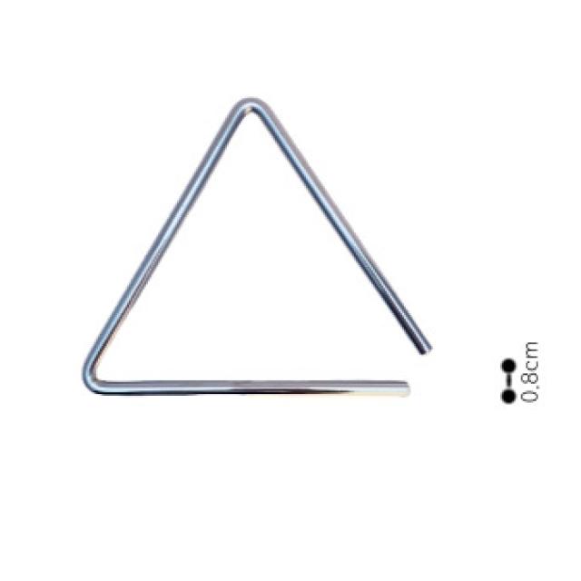 Triangolo in metallo con battente