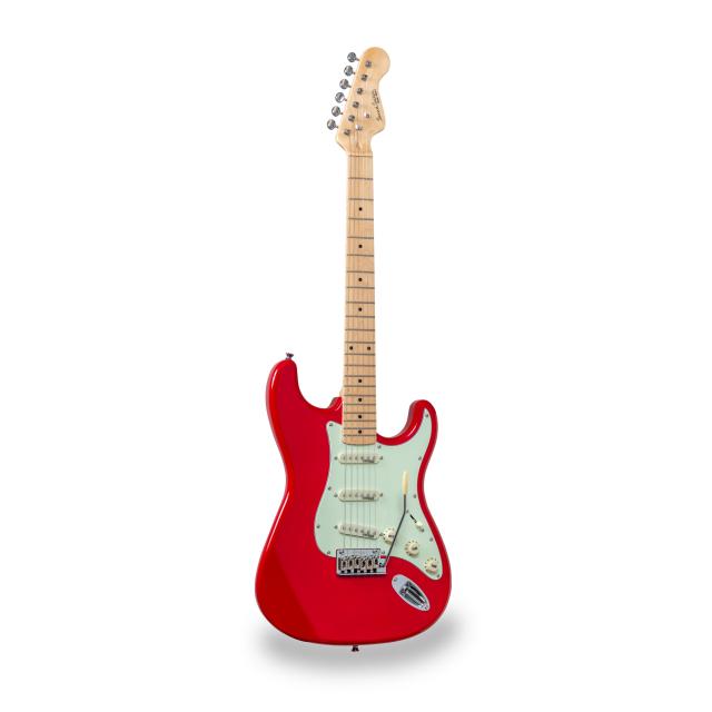 Double cutaway electric guitar with 3 single coils and vintage tuners (Wilkinson equipped)